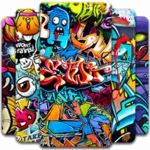 graffiti wallpaper android application logo